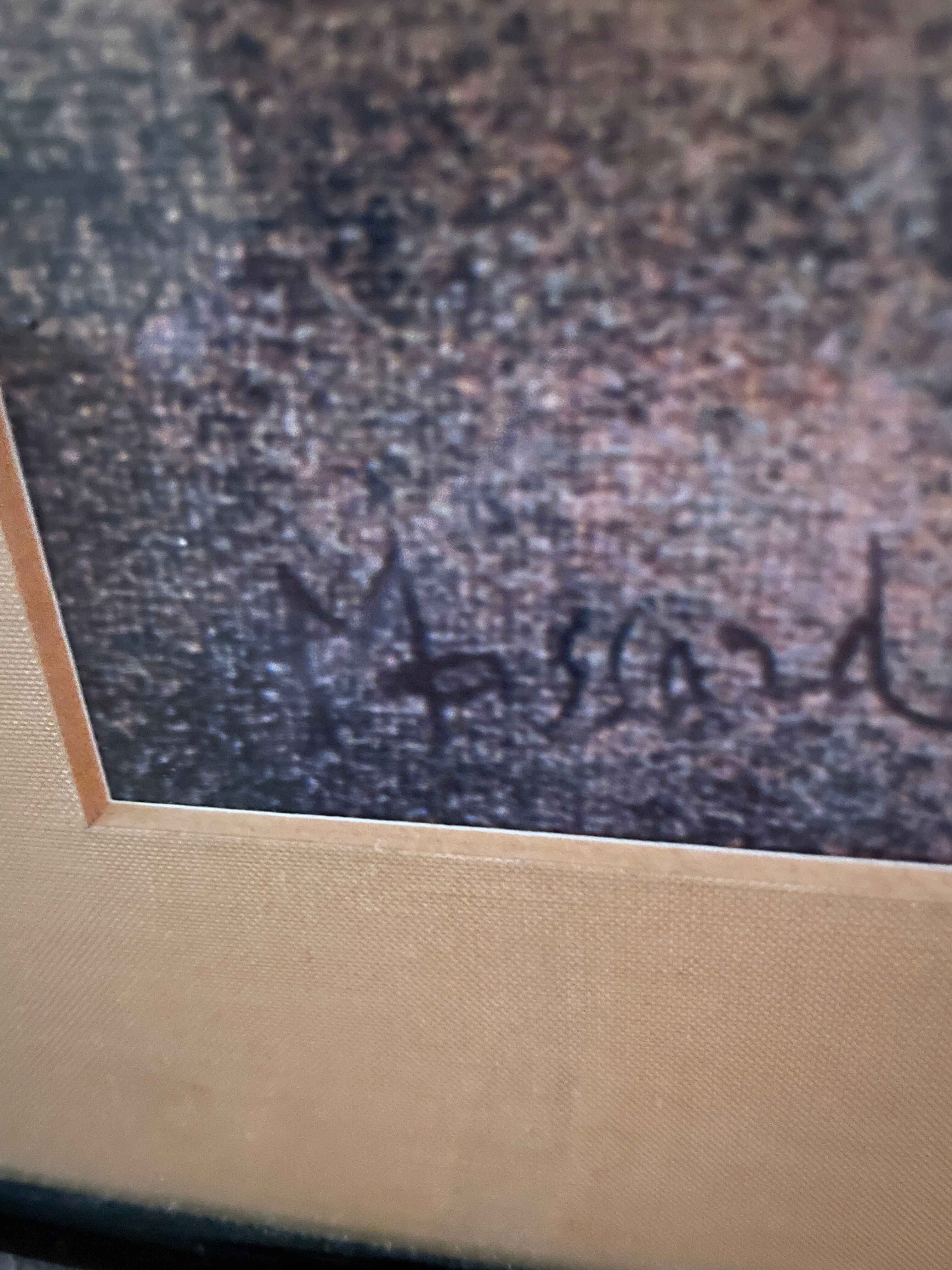 Paire de tableaux paysagers peintre niçois Massard