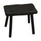 Stool wood finish wood burned with treatment shou-sugi-ban