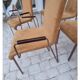 Set of 6 velvet chairs and armchairs