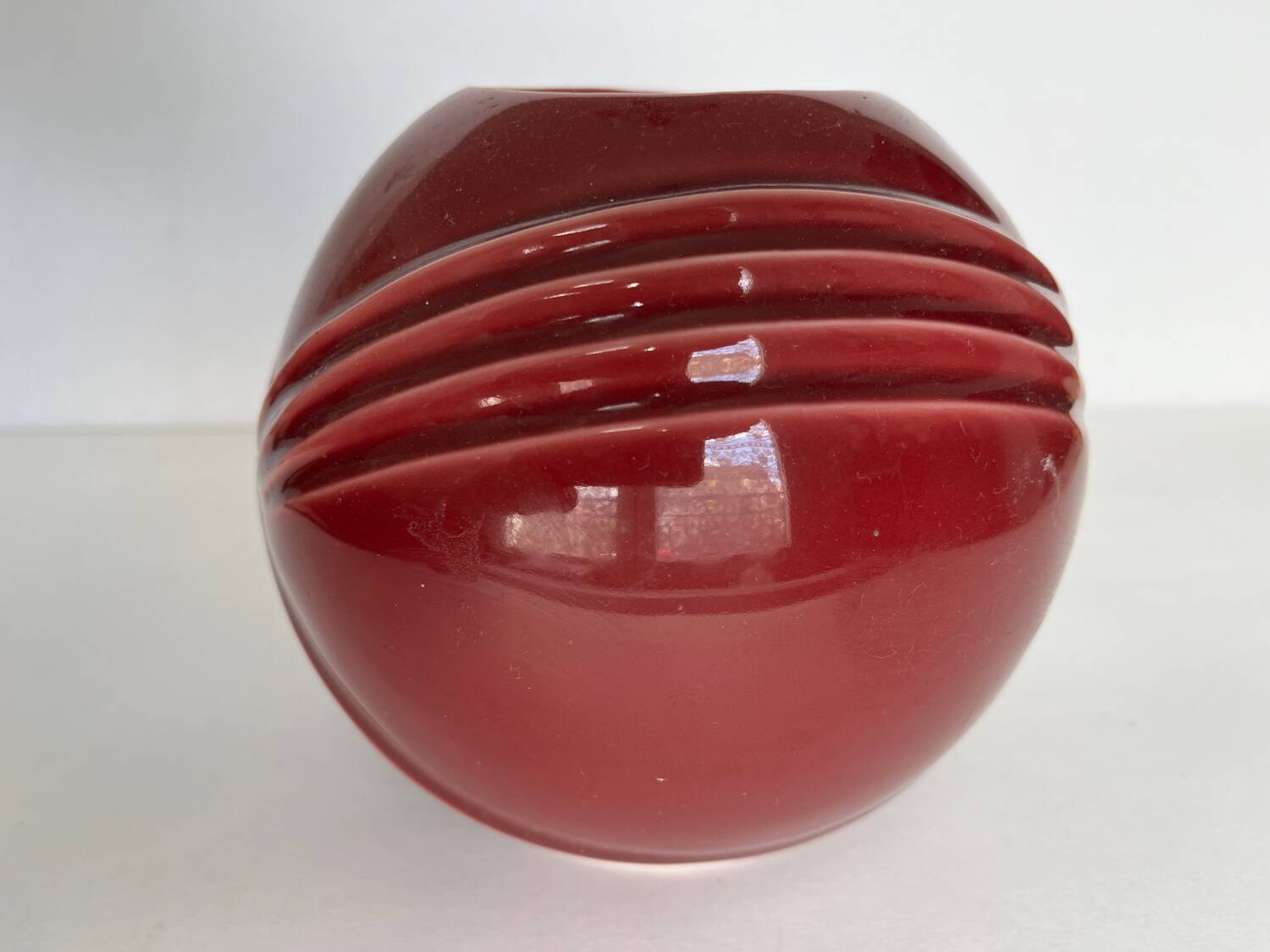 Ceramic ball vase
