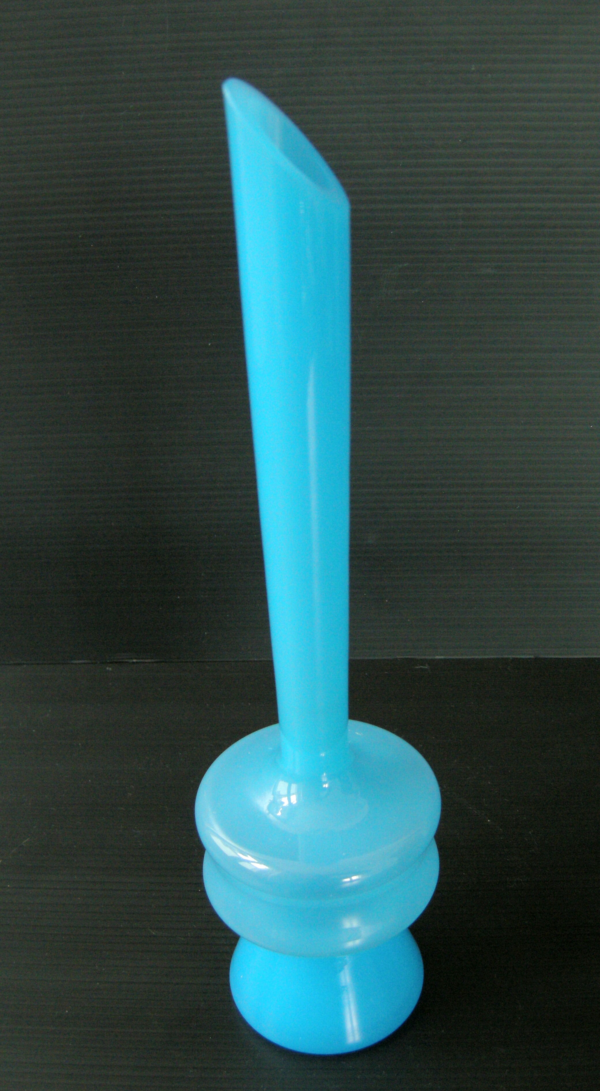 Vintage soliflore vase 1960 glass