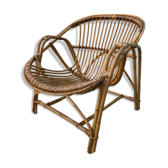 Armchair basket Adult rattan