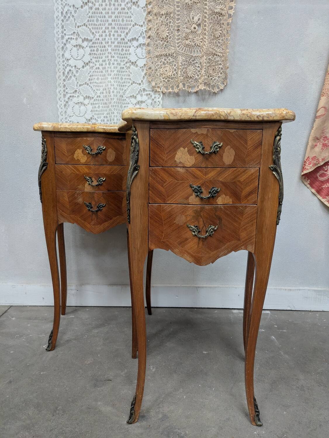 Pair of Louis XV bedside tables
