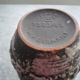 Ceramic vase with fat lava decor, Germany 7323-25