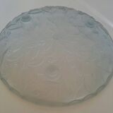 Art Deco opalescent glass bowl signed Espaivet