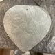 Heart Shaped Glass Sconces, 1980s, Set of 2