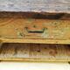 Large solid wooden carpenter's workbench