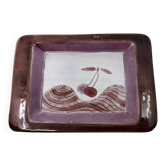 Pocket vase by Robert & Jean Cloutier in French ceramic, 1950s vintage.