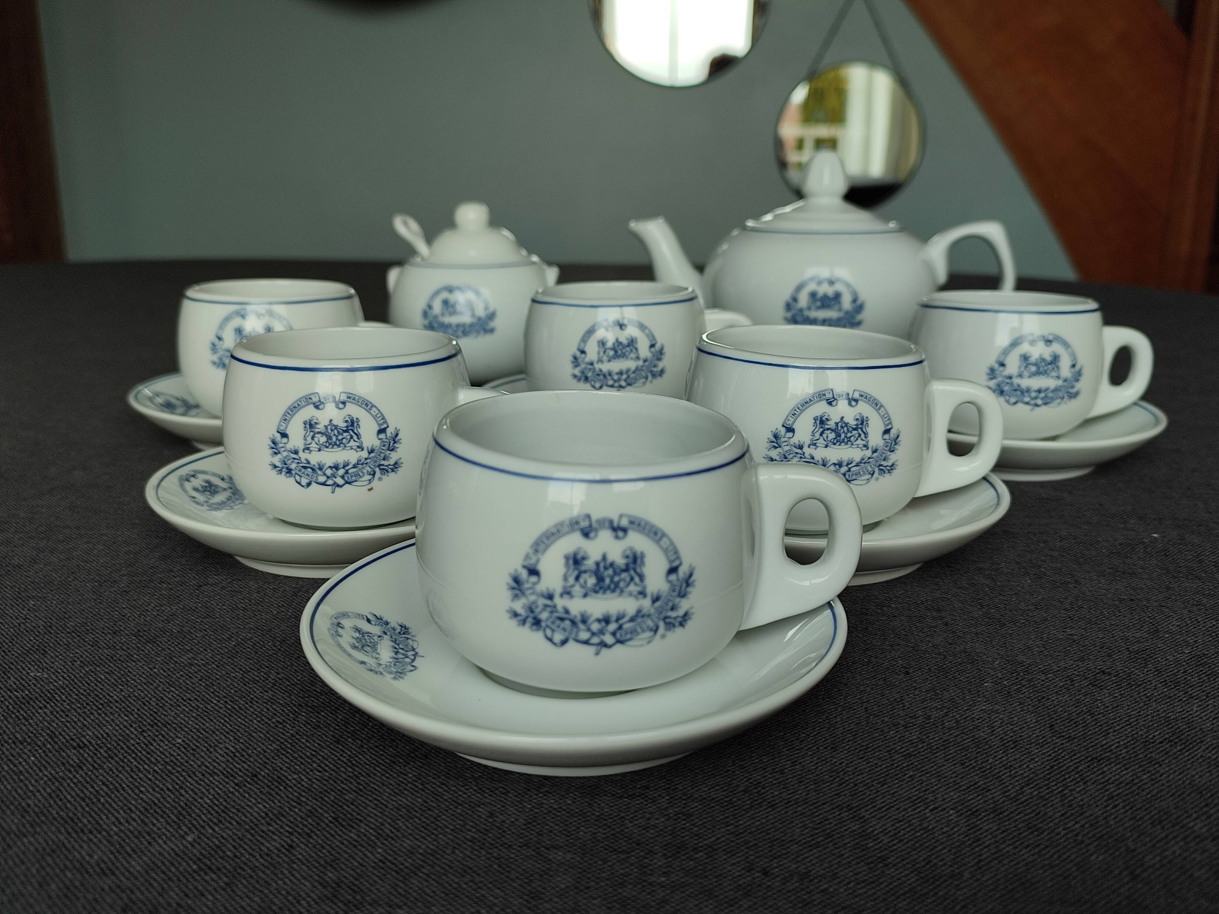 Vintage tea/coffee service Compagnie Internationale des Wagon Lit-Orient Express.