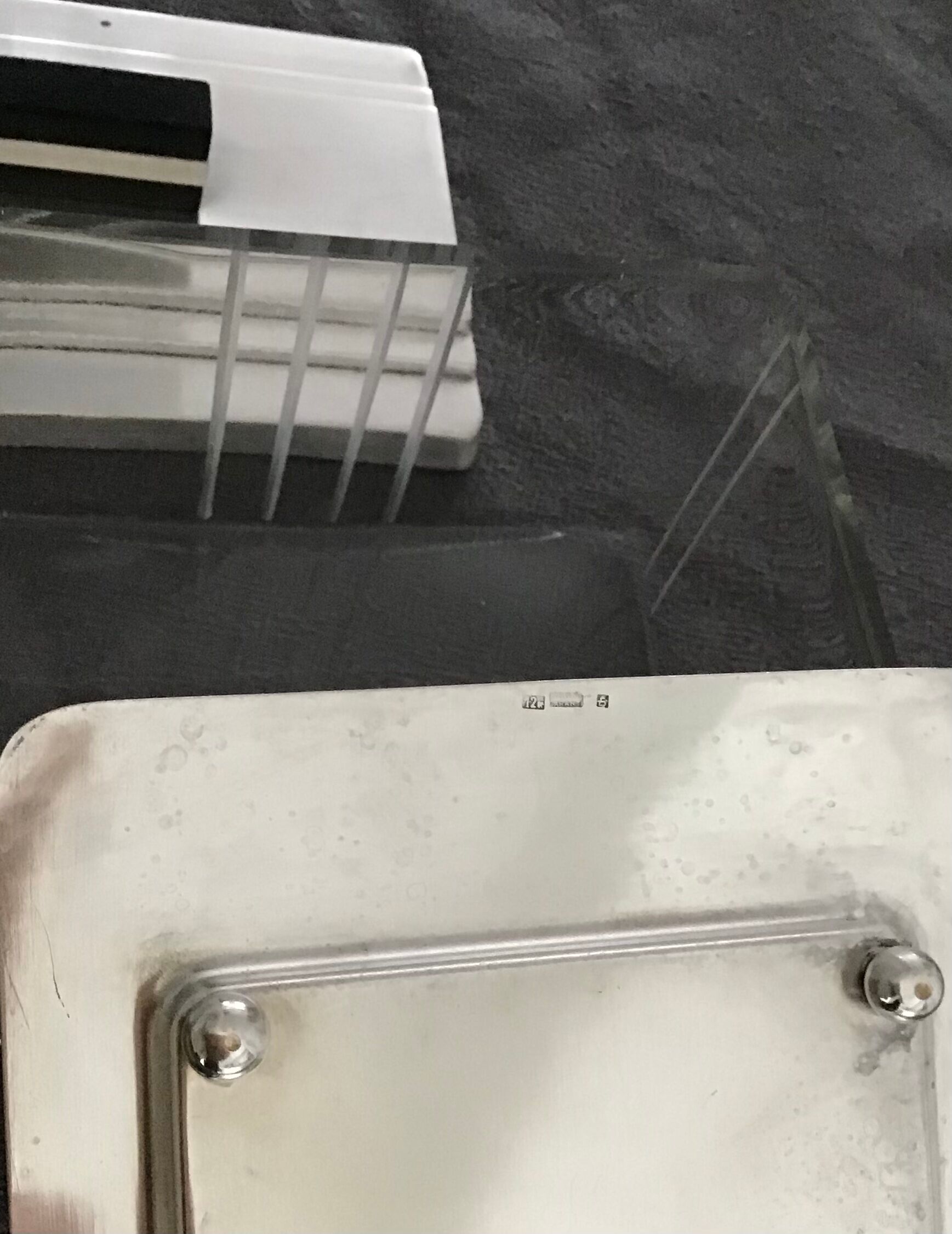 Silver art deco cookie or candy box