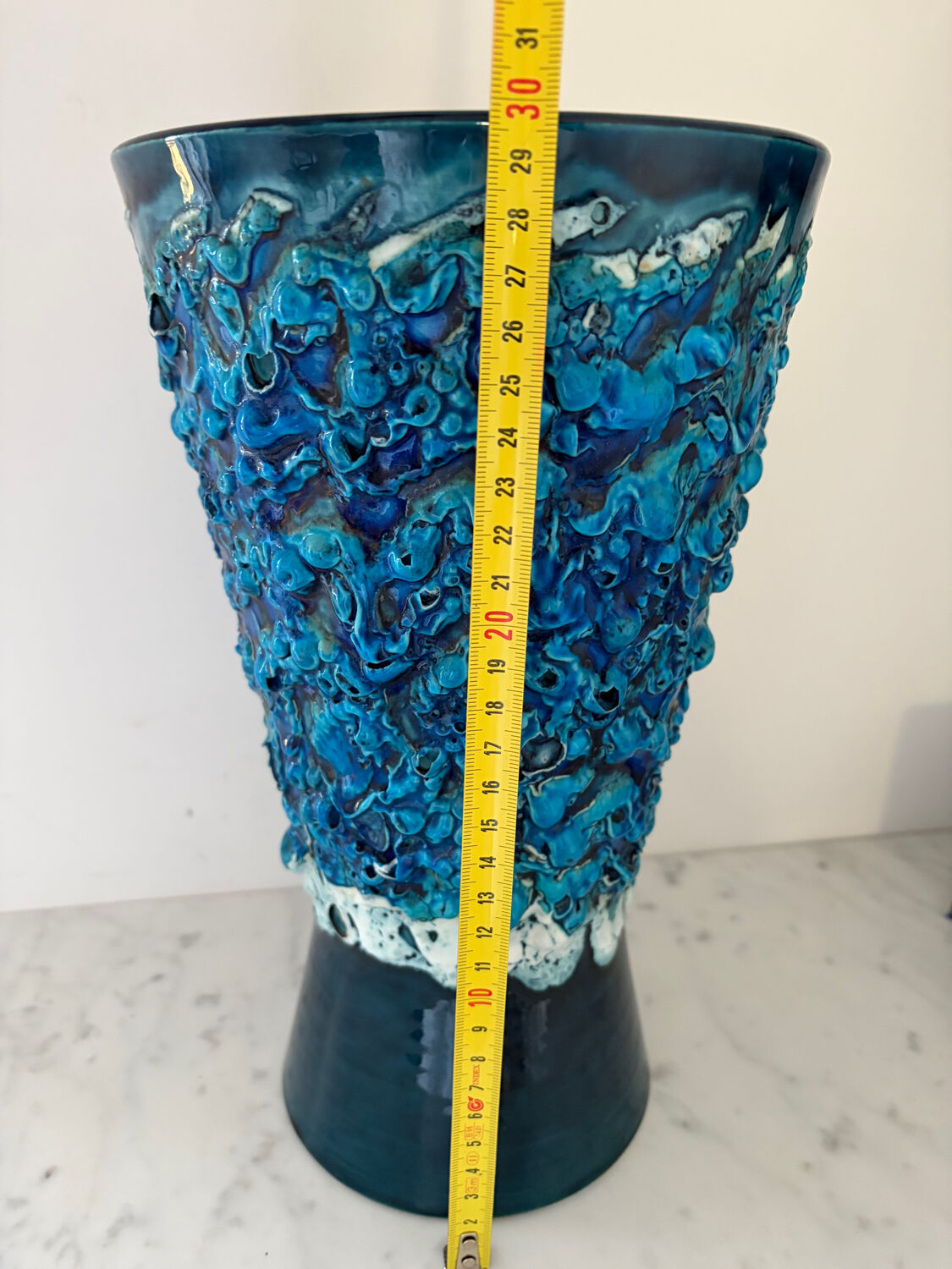 Fat Lava Vase Vallauris