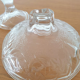 Chiseled glass candy box