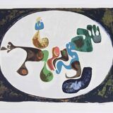 Lithograph by René Myrha series "L'Aventura"