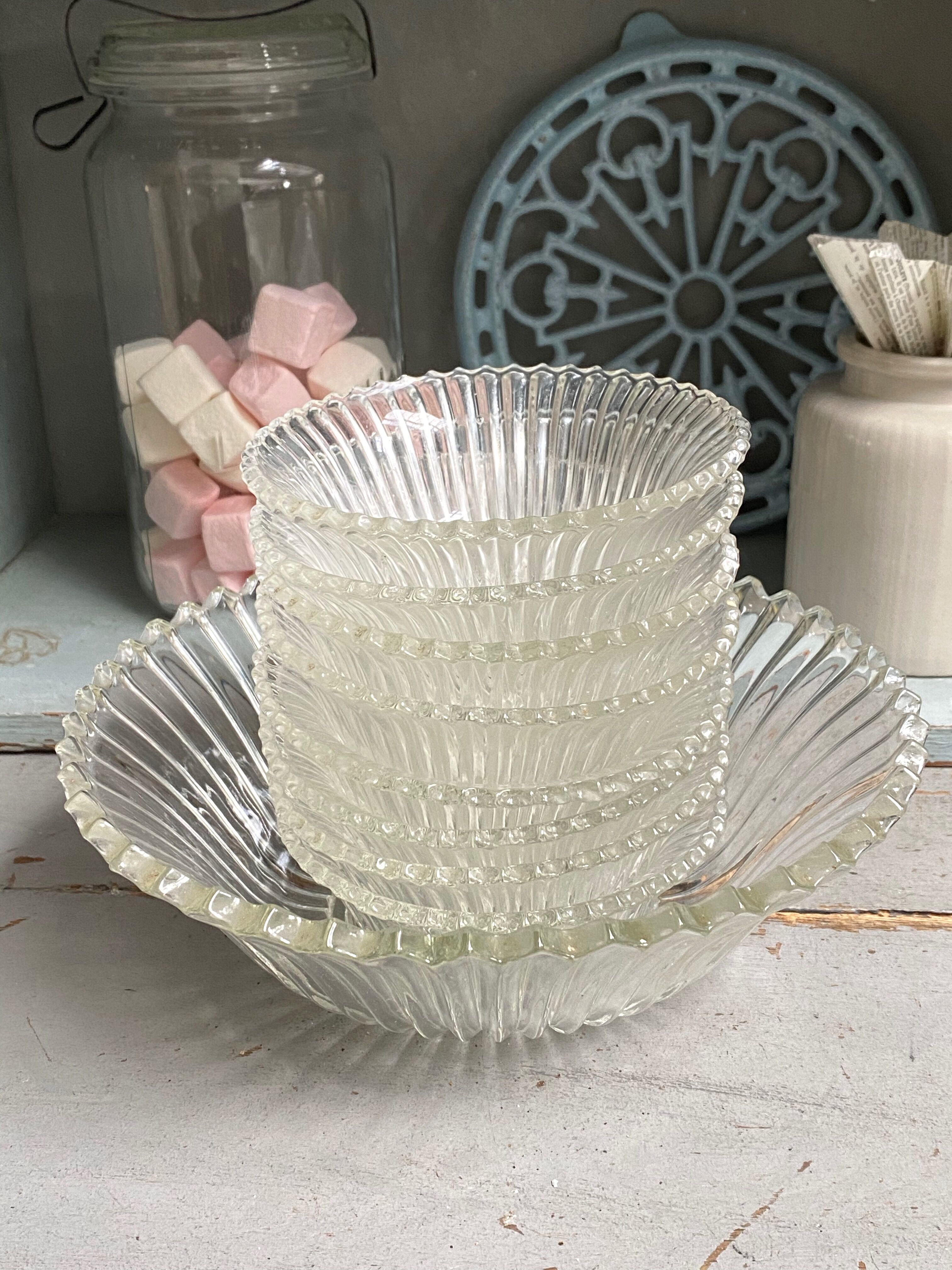 Art deco dessert set