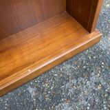 Scandinavian shallow solid wood shelf 1980