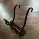 Thonet curved wood wall coat rack with 2 hooks