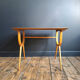 Vintage coffee table, side table, pedestal table.