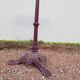 Antique cast iron bistro restaurant pedestal table - 1900s