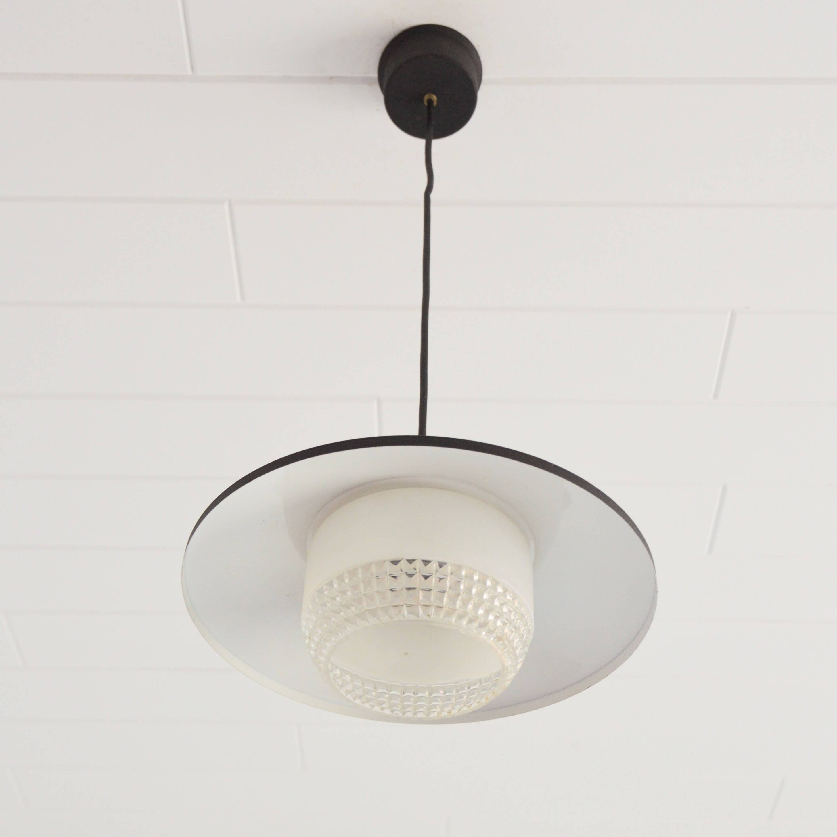 Glass and metal suspension 1950