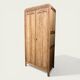 Parisian Art Deco wardrobe, raw wood.
