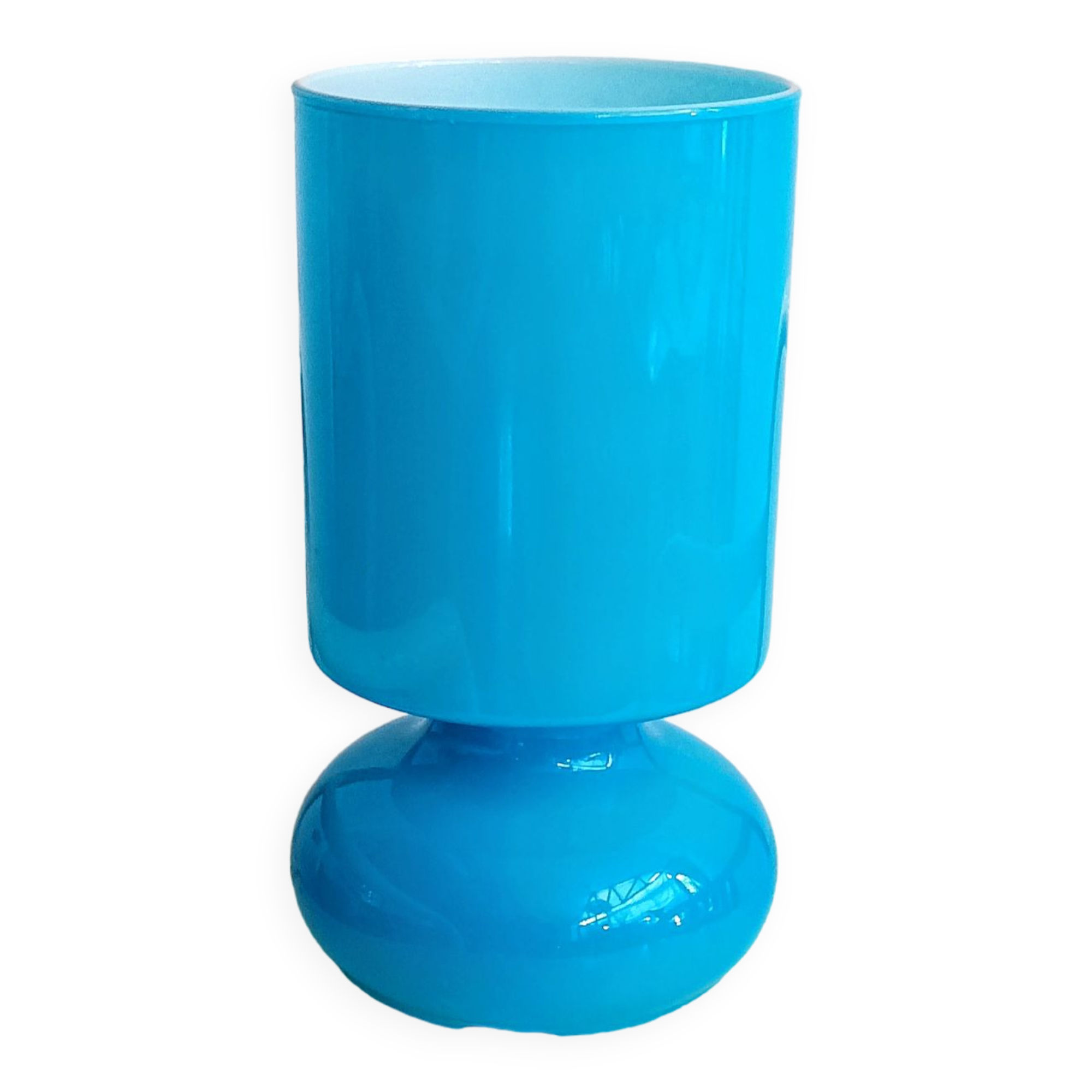 Lamp blown glass Lykta ikea vintage 90s