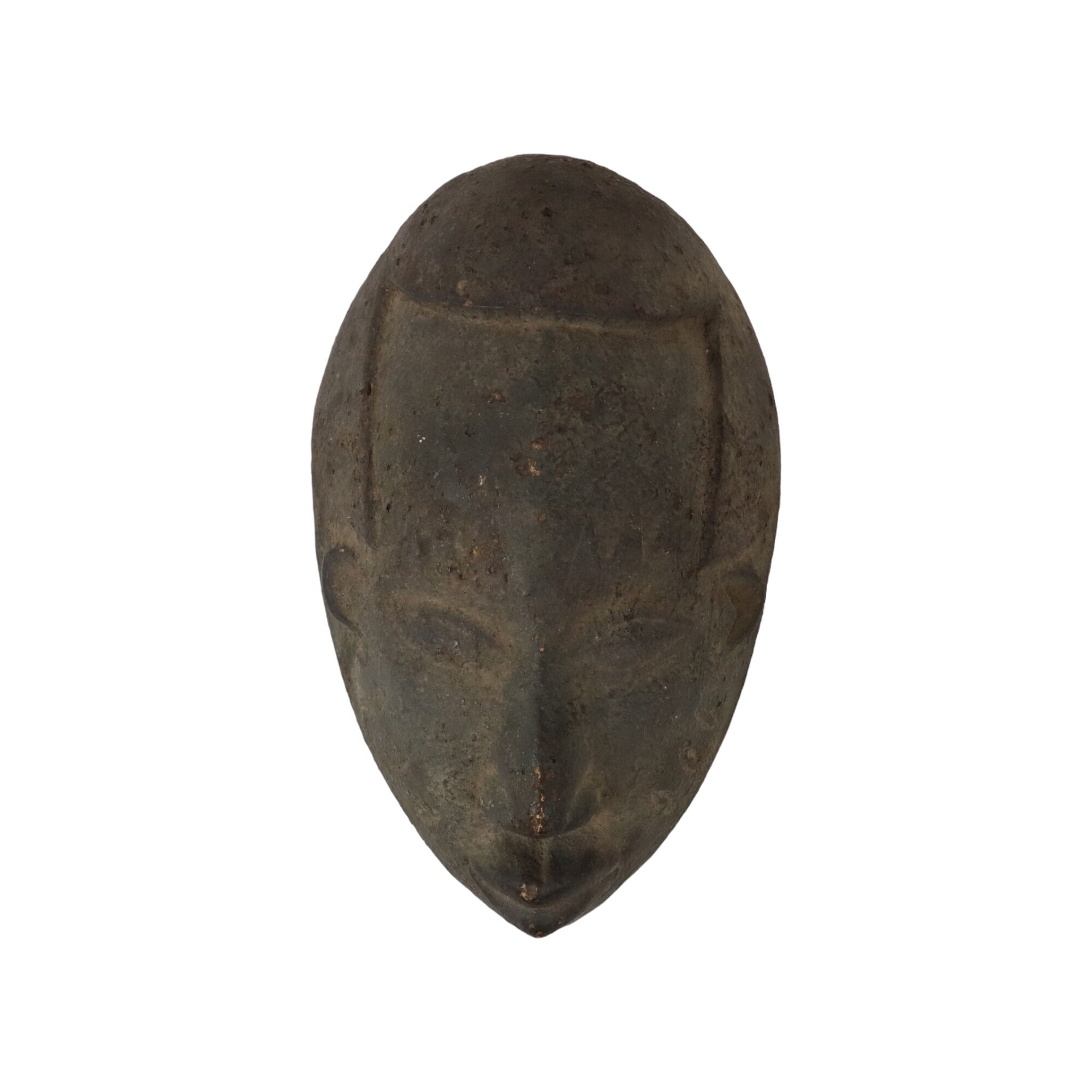 Vintage Wooden Mask Africa Ceremonial Tribal Art Congo 38cm