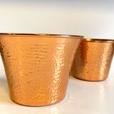 Pair of copper plants 1960s