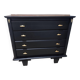 Commode restaurée avec plaque de marbre
