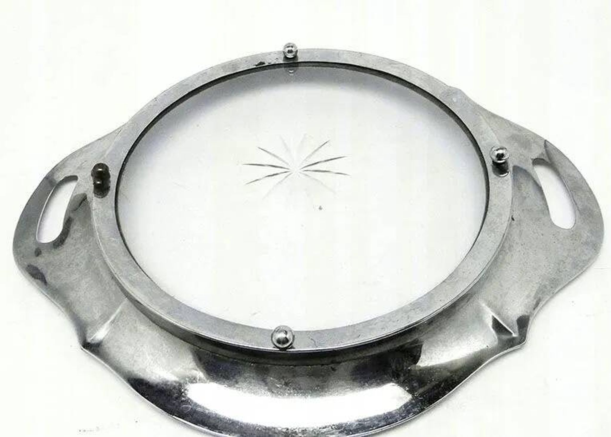 Plateau H1F dans le style Art Nouveau pour verres en cristal