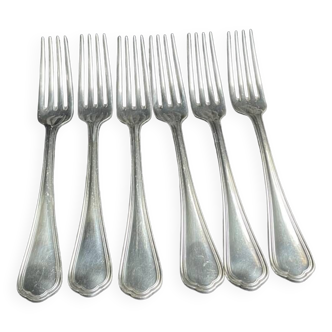 6 Christofle Spatours table forks