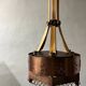 Arts and crafts metal ceiling lamp | Sweden | 1920s