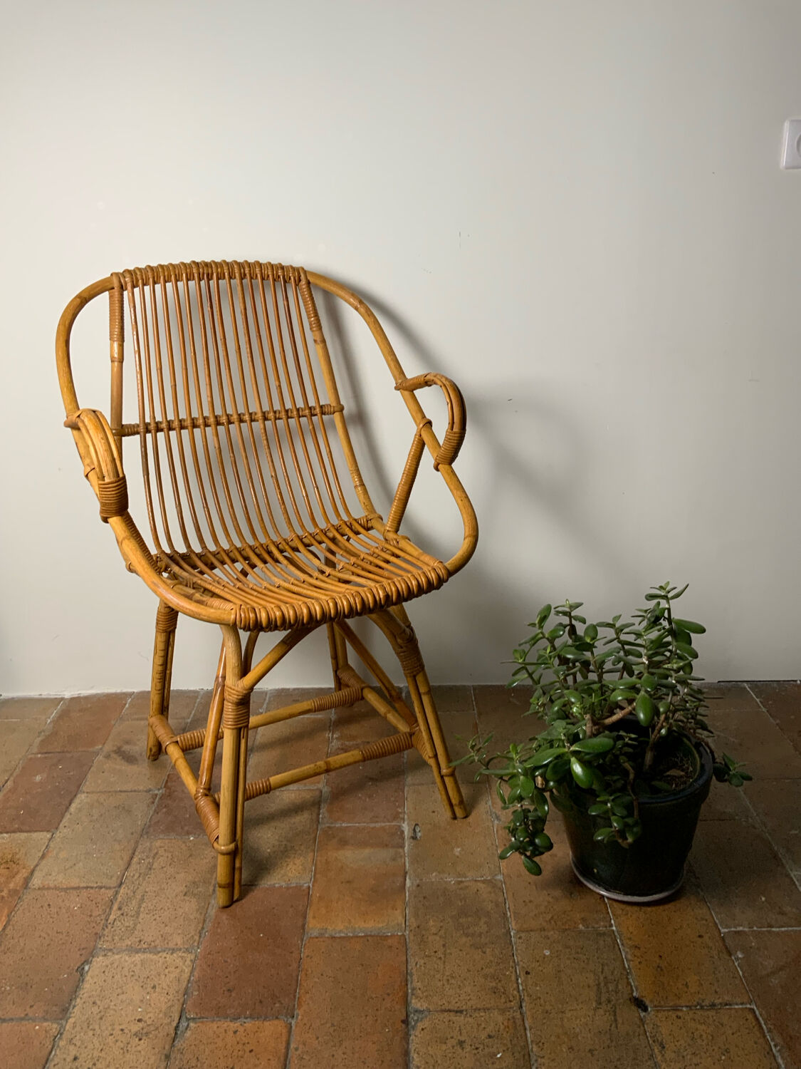 Vintage rattan chair