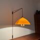 Large Adjustable Brass Wall Lamp