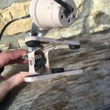 Pink metal clip lamp