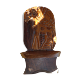Chaise à palabre en bois sculpté enfant