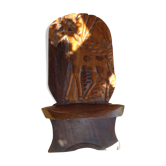 Chaise à palabre en bois sculpté enfant