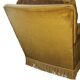 Pair of vintage gold velvet armchairs - excellent condition