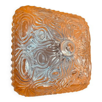 Art Deco frosted glass wall light