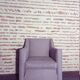 Art Deco chair with otoman