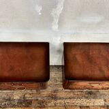 Pair of vintage bedside table and sofa end table