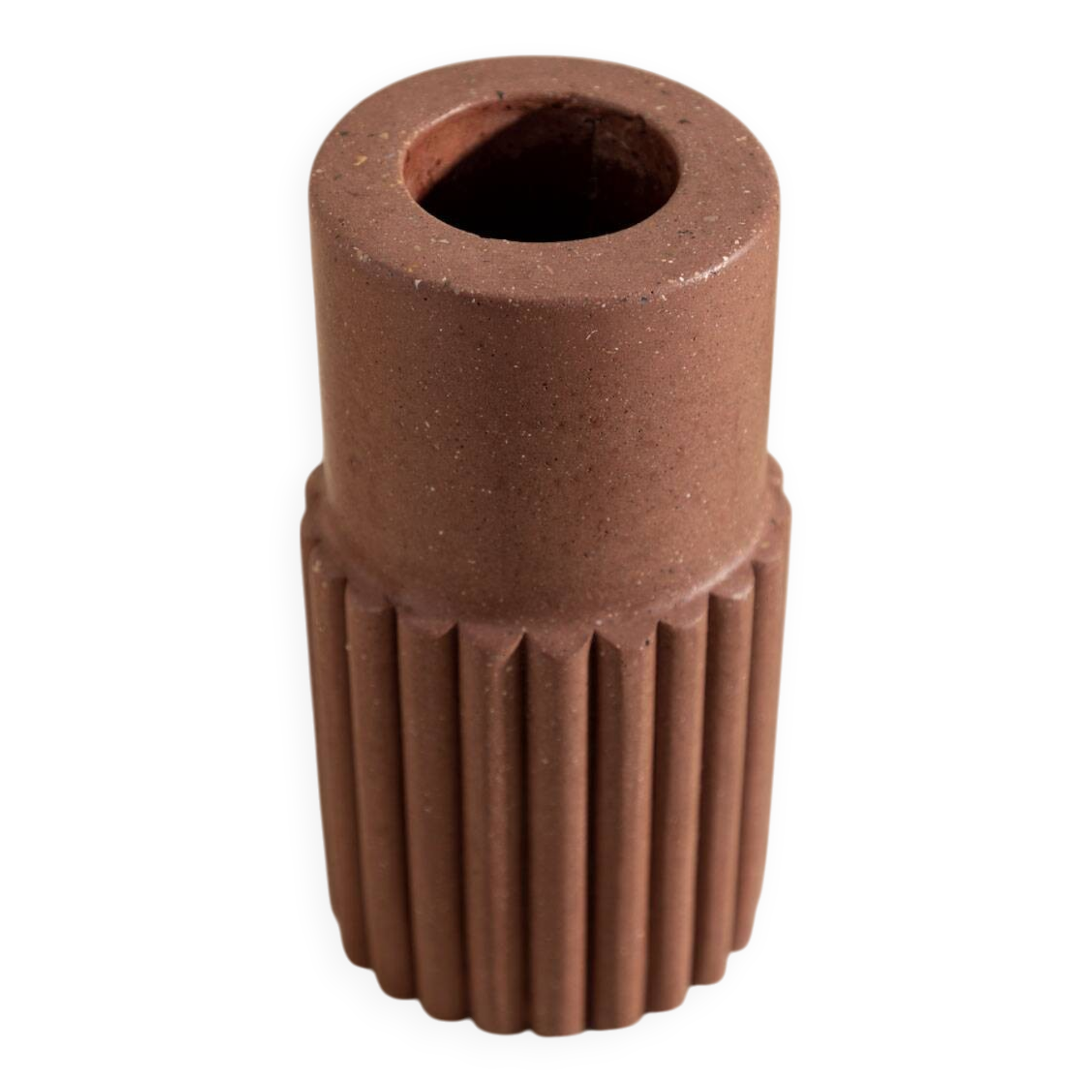 Dedé vase in moca concrete