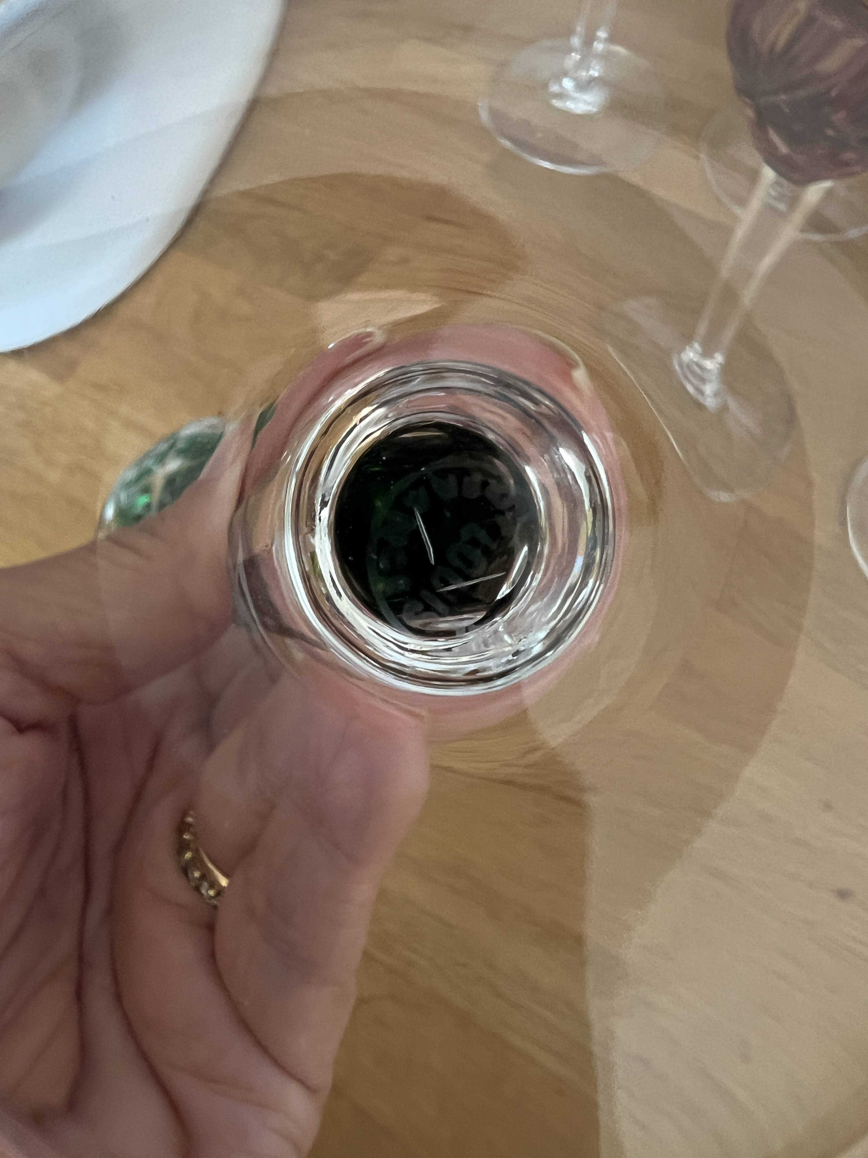 Saint louis crystal wine glasses