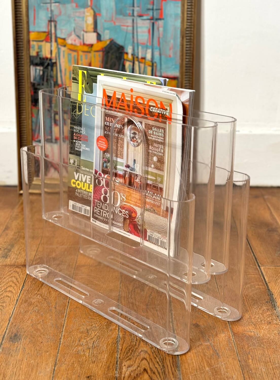 Kartell Giotto Stoppino magazine rack