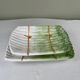 Asparagus dish in earthenware
