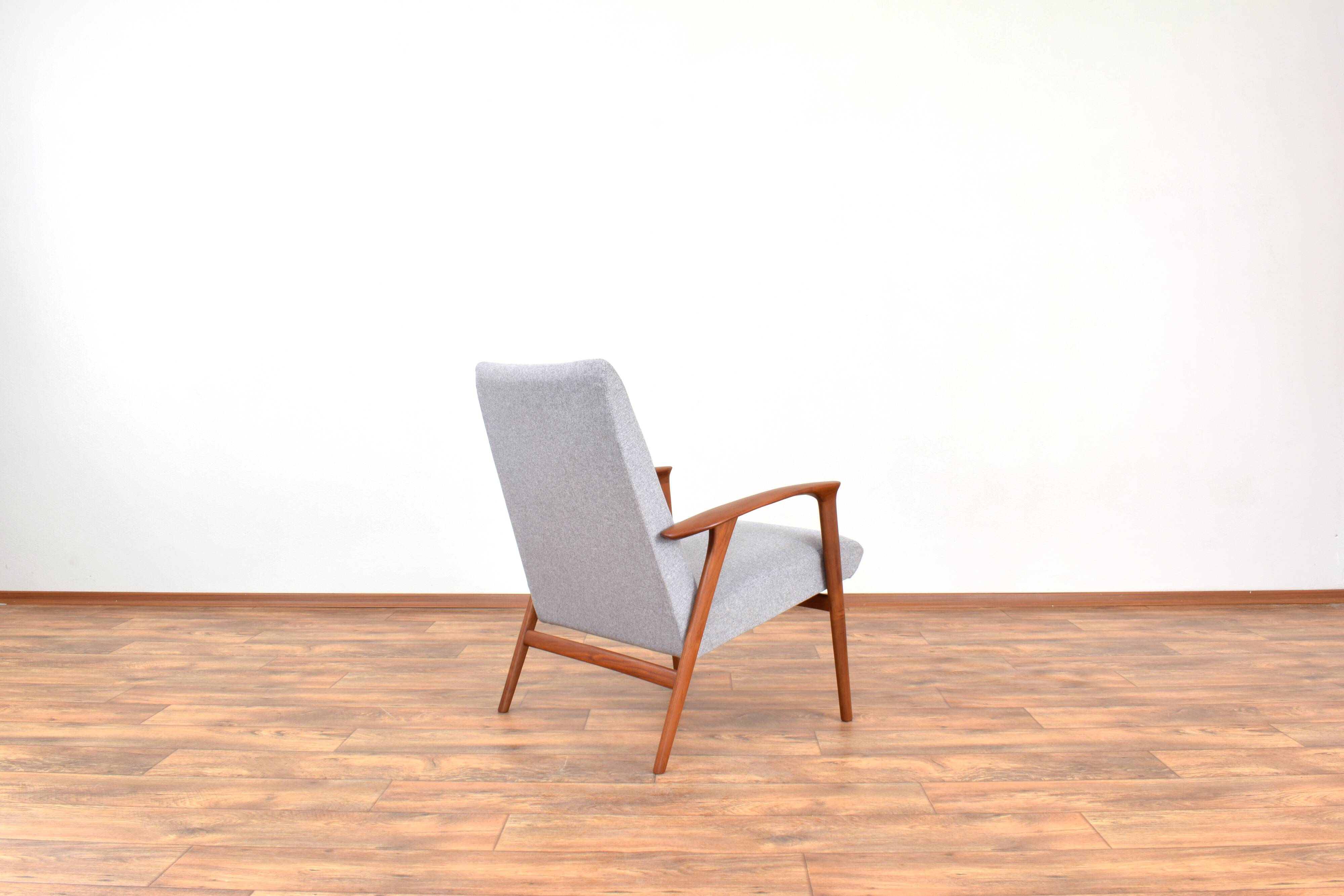 Mid-Century Danish Teak Armchair, 1960s.