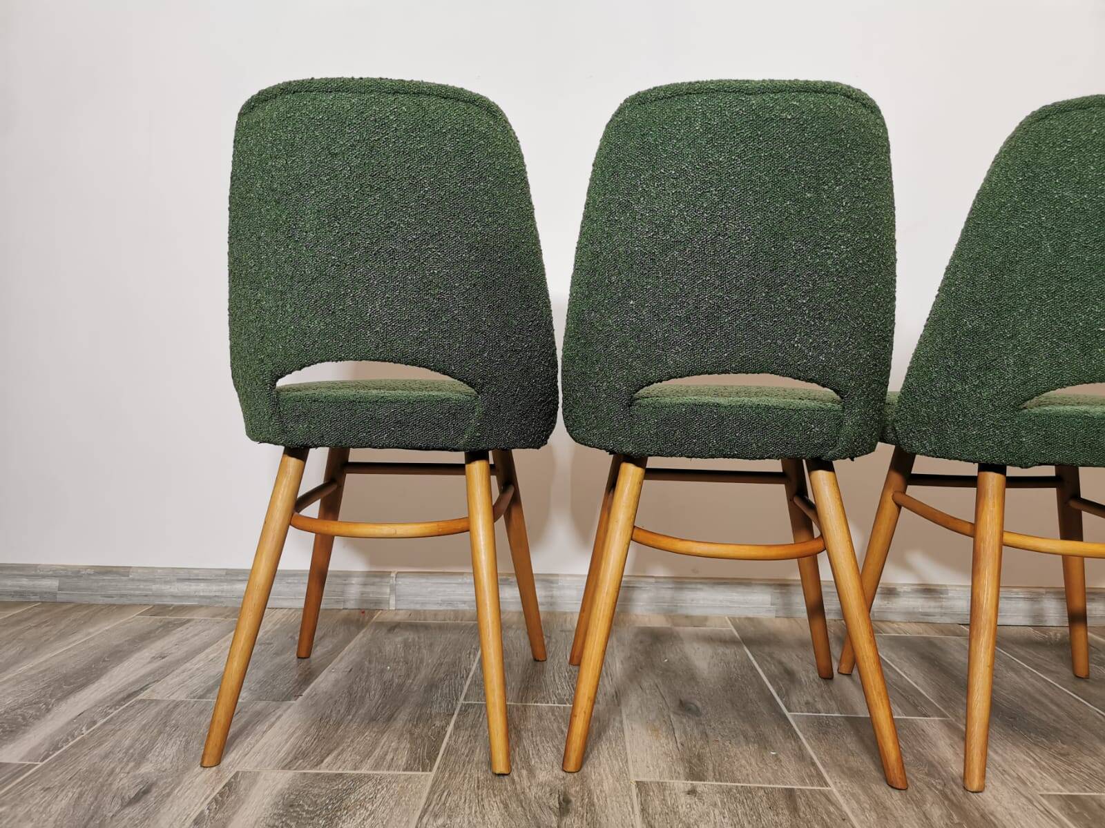 Dining Chairs by Radomir Hoffman for Ton, 1950s, Set of 4