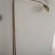 Vintage reader lamppost with 2 flexible arms
