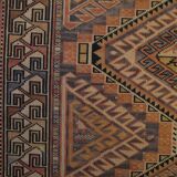 Handmade Caucasian Oriental Carpet 190 x 118