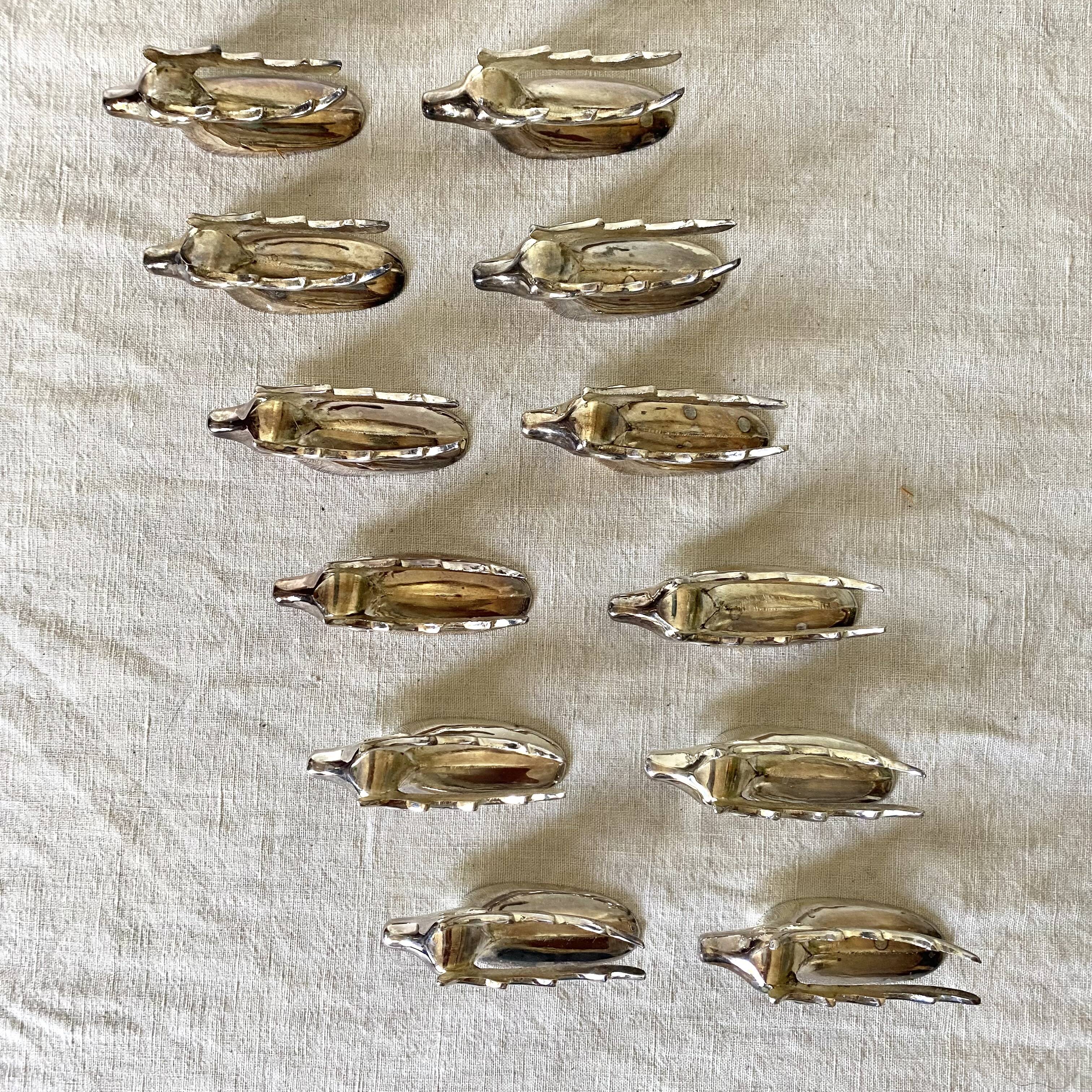 Vintage deer head knife holders