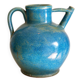 Old oriole in speckled blue glazed stoneware, south-west.
